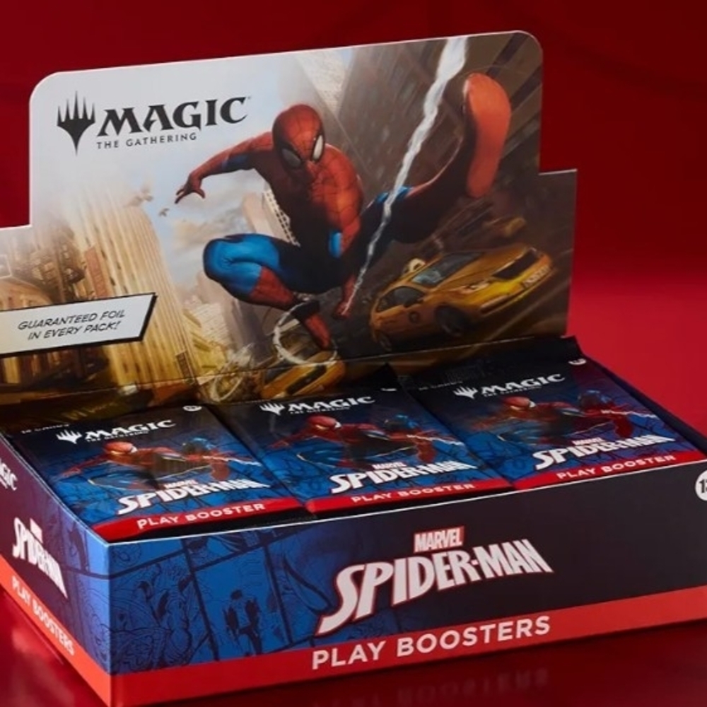 Magic: The Gathering Spider-Man Play Boosters - Red and Blue